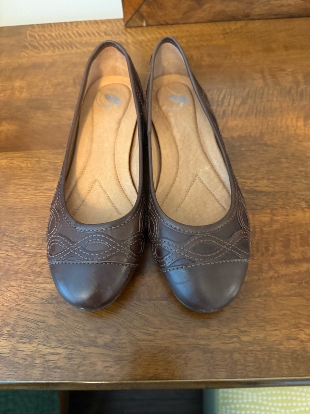Nurture by Lamaze Dark Brown Slip-On Ballet Flats